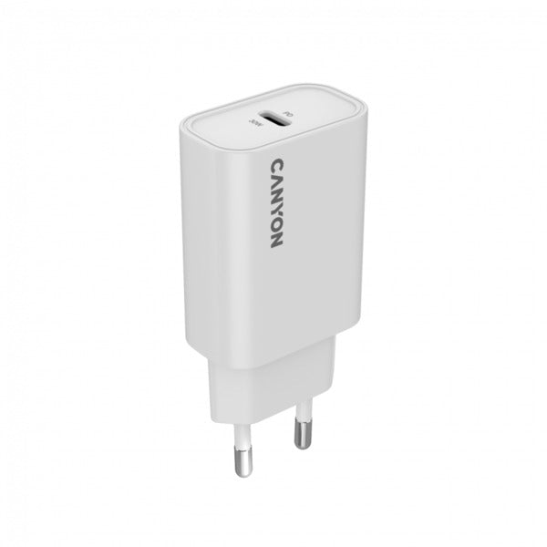CANYON OnCharge 30CL Max Power 30W PD Charger - 1xPD EU White