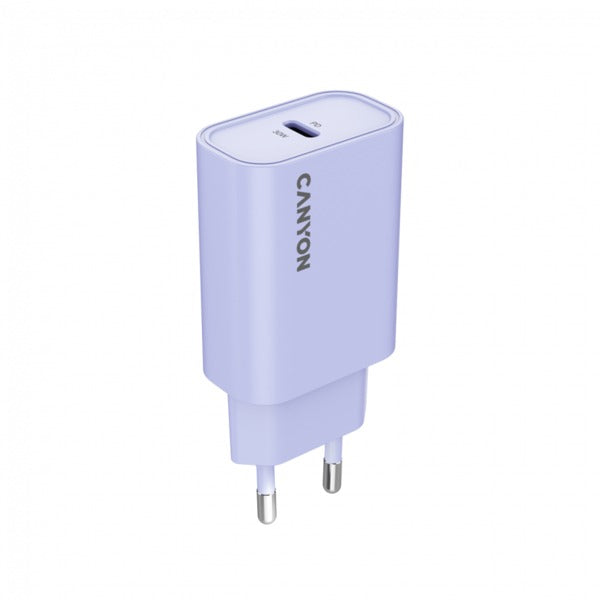 CANYON OnCharge 30CL Max Power 30W USB-C PD Wall Charger - Purple