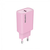 CANYON OnCharge 30CL Max Power 30W 1xPD EU Wall Charger - Pink