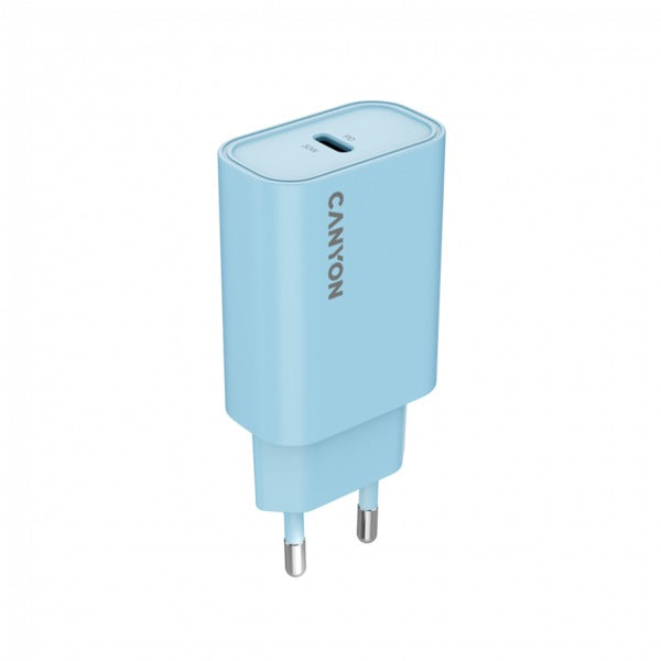 CANYON OnCharge 30CL Max Power 30W PD Wall Charger - Light Blue (EU)