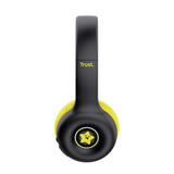 Trust Nouna Handsfree Wired & Wireless With Loop Calls / Music Type C USB Bluetooth Black, Yellow