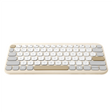 Asus Marshmallow KW100 Wireless Keyboard - US International - Oat Milk