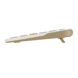 Asus Marshmallow KW100 Wireless Keyboard - US International - Oat Milk