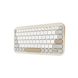 Asus Marshmallow KW100 Wireless Keyboard - US International - Oat Milk