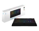 MSI STRIKE PRO WIRELESS Gaming Keyboard - Kailh Midnight Pro Silent Tactile - US Layout - Black