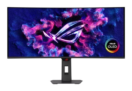 Asus ROG Strix OLED XG34WCDG Monitor - 34-inch 3440x1440, 175Hz (Above 144Hz), 0.03ms (GTG), ASUS OLED Care Pro, Neo Proximity Sensor, 99.3% DCI-P3, t...