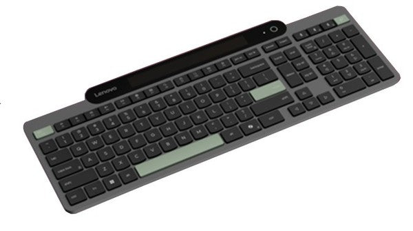 Lenovo Self-Charging Bluetooth Keyboard - US Euro - Black