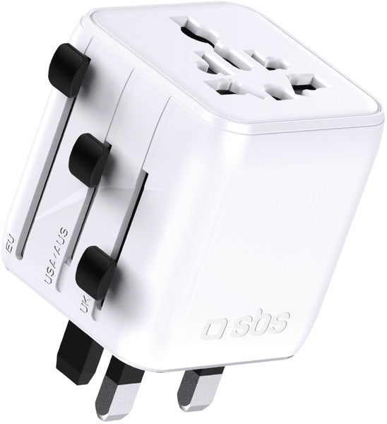 SBS Universal Travel Charger 2500W - EU/UK/US/AUS Plugs