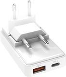 Savio LA-12 Universal AC Fast Mobile Device Charger - White