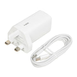 iBOX C-65 GaN 65W Universal Charger - UK Plug, White