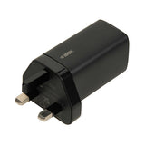 iBOX C-65 65W GaN Universal Charger - UK Plug, Black