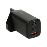iBOX C-65 65W GaN Universal Charger - UK Plug, Black