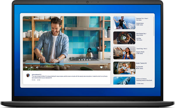 Dell 16 DC16250 Carbon Black - 16" IPS, 60Hz, WUXGA (1920×1200), Matte - Intel Core Ultra 5 120U - 16GB DDR5 - 512GB SSD - Intel Graphics - Windows 11 Hom...