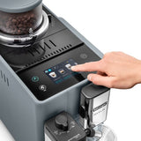 Delonghi Coffee Maker - EXAM440.55.G Rivelia - Pump pressure 19 bar - Built-in milk frother - Automatic - 1450 W - Pebble Gray