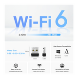 TP-LINK Archer TX1U AX300 Wi-Fi 6 Wireless USB Adapter