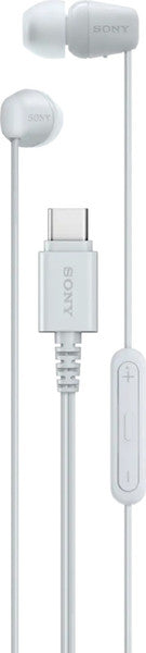 Sony IER-EX15C Wired In-Ear Earbuds with Microphone - White