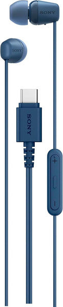 Sony IER-EX15C Wired In-Ear Earbuds with Microphone - Blue