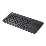LOGITECH K400 Plus Wireless Touch Keyboard - Black (US Layout)