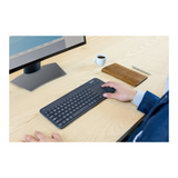 LOGITECH K400 Plus Wireless Touch Keyboard - Black (US Layout)