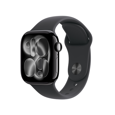 Apple Watch Series 11 GPS 42mm with Black Sport Band S/M (MEQT4ET/A)