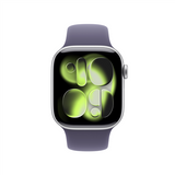 Apple Watch Series 11 GPS 42mm Silver Aluminum with Purple Fog Sport Band - S/M