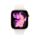 Apple Watch Series 11 GPS 46mm with Sport Band S/M - Rose Gold/Light Blush (MEV64ET/A)