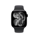 Apple Watch Series 11 GPS + Cellular 42mm Sport Band S/M, Jet Black/Black (MF834ET/A)