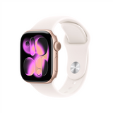 Apple Watch Series 11 GPS + Cellular 42mm Sport Band M/L, Rose Gold/Light Blush (MF8F4ET/A)