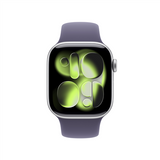 Apple Watch Series 11 GPS + Cellular 42mm Silver Aluminum with Purple Fog Sport Band M/L
