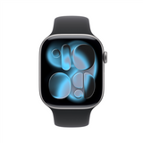 Apple Watch Series 11 GPS + Cellular 46mm Space Gray with Black Sport Band M/L (MFCA4ET/A)
