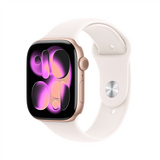 Apple Watch Series 11 GPS + Cellular 42mm Space Gray Aluminum with Black Sport Band - S/M