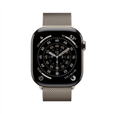 Apple Watch Series 11 GPS + Cellular 46mm Natural Titanium Case with Natural Milanese Loop - M/L