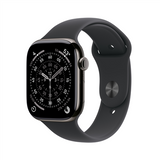 Apple Watch Series 11 GPS + Cellular 46mm Slate Titanium Case with Slate Milanese Loop - M/L