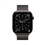 Apple Watch Series 11 GPS + Cellular 46mm Slate Titanium Case with Slate Milanese Loop - M/L