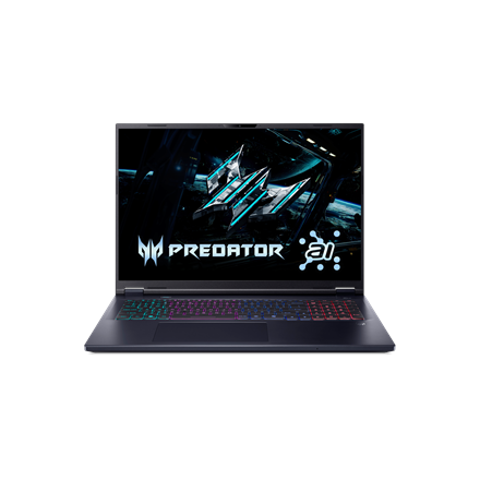 Acer Predator Helios Neo 18 AI PHN18-72-75PV Abyssal Black - 18", IPS, 240Hz, QHD+ (2560x1600), Matte - Intel Core Ultra 7 255HX - 32GB DDR5 - 1TB SSD - NVID...