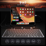 AXAGON HMC-KB USB-C 5Gbps Keyboard Hub with HDMI 4K/60Hz, PD 100W, microSD/SD, and 3x USB-A Ports
