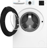 BEKO BM3WFSU38413WB Washing Machine, 8 kg, 1400 rpm, A Energy Class, Inverter Motor