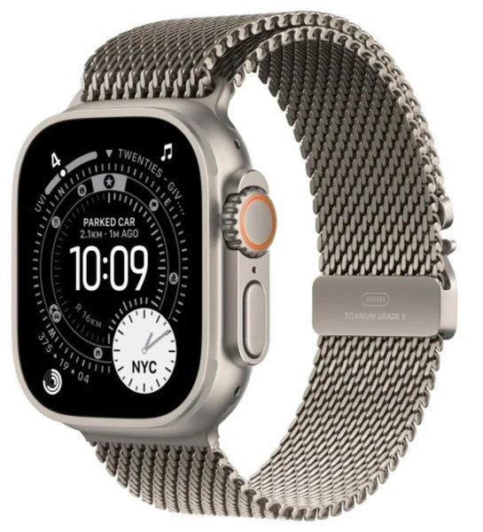 Watch Ultra 3 GPS + Cellular 49mm Natural Titanium Milanese Loop - Small