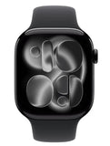 Apple Watch Series 11 GPS + Cellular 42mm Natural Titanium Stone Gray Sport Band - S/M