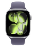 Apple Watch Series 11 GPS + Cellular 46mm Silver Aluminum with Purple Fog Sport Band - M/L