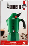 Bialetti Moka Break Alpina Moka cooking pot Green