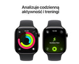 Watch Series 11 GPS + Cellular 46mm Slate Titanium Case with Black Sport Band - S/M