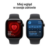 Watch Series 11 GPS + Cellular 46mm Slate Titanium Case with Black Sport Band - S/M