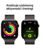 Watch Series 11 GPS + Cellular 46mm Slate Titanium Case with Slate Milanese Loop S/M