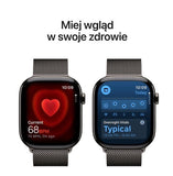 Watch Series 11 GPS + Cellular 46mm Slate Titanium Case with Slate Milanese Loop S/M