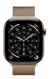 Watch Series 11 GPS + Cellular 46mm Gold Titanium Case with Gold Milanese Loop S/M