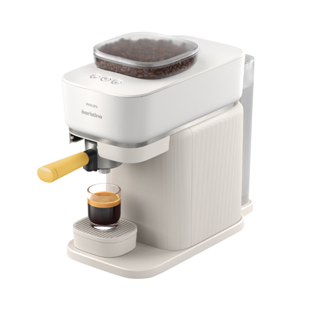 Philips Coffee maker - BAR300/03 Baristina - Pump pressure 16 bar - Semi-automatic - 122.8 W - White