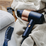 Adler AD 2280 Hair Dryer - 1800W, 3 Temperature Settings - Blue/Gold