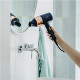Adler AD 2280 Hair Dryer - 1800W, 3 Temperature Settings - Blue/Gold