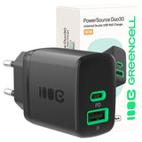 GREENCELL PowerSource Duo30 30W USB-C/A Charger